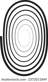 Spiral, spire vector images, editable size and color, with transparent eps formats. Vector Illustration.