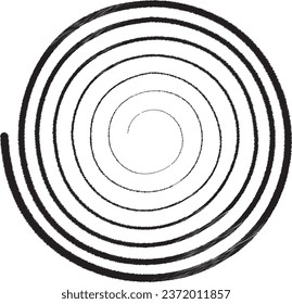 Spiral, spire vector images, editable size and color, with transparent eps formats. Vector Illustration.