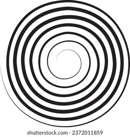 Spiral, spire vector images, editable size and color, with transparent eps formats. Vector Illustration.