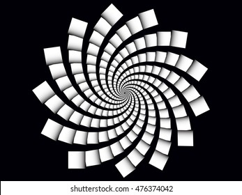 SPIRAL OF SQUARES