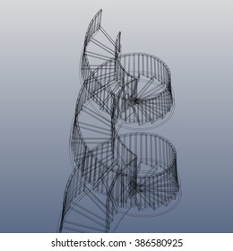 spiral staircase