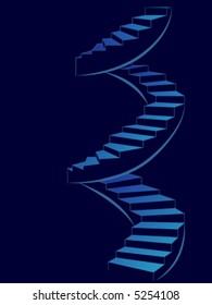 Spiral Stairs - Vector