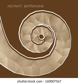 Spiral structure. Vector illustration.