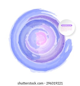 Spiral Style Abstract Background Vector Design Template
