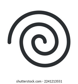 Elemento de movimiento de espiral y giratoria. Confundir la caricatura. Hipnosis 