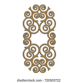 spiral or swirl pattern design in color-vector drawing