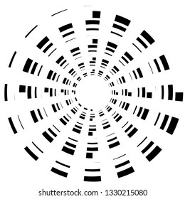 Spiral, swirl, twirl abstract element over white