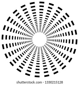 Spiral, swirl, twirl abstract element over white