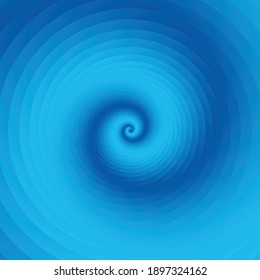 Spiral, swirl, twirl circle element set. Abstract circular, concentric vector illustration