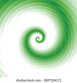 Spiral, swirl, twirl circle element set. Abstract circular, concentric vector illustration