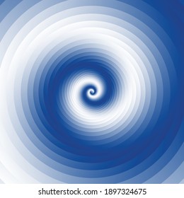 Conjunto de elementos de círculo espiral, giratorio y giratorio. Ilustración de vector concéntrico, circular abstracta