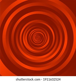 Spiral, swirl, twirl circle element set. Abstract circular, concentric vector illustration