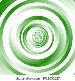 Spiral, swirl, twirl circle element set. Abstract circular, concentric vector illustration