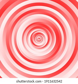 Conjunto de elementos de círculo espiral, giratorio y giratorio. Ilustración de vector concéntrico, circular abstracta