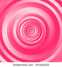 Spiral, swirl, twirl circle element set. Abstract circular, concentric vector illustration