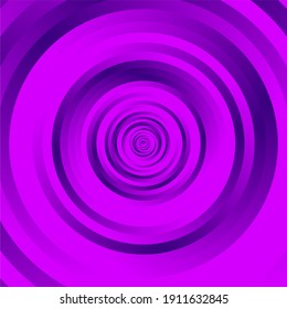 Spiral, swirl, twirl circle element set. Abstract circular, concentric vector illustration