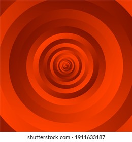 Spiral, swirl, twirl circle element set. Abstract circular, concentric vector illustration