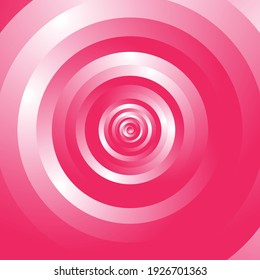 Spiral, swirl, twirl circle element set. Abstract circular, concentric vector illustration