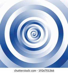 Spiral, swirl, twirl circle element set. Abstract circular, concentric vector illustration