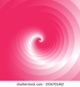 Spiral, swirl, twirl circle element set. Abstract circular, concentric vector illustration