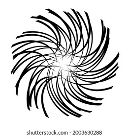 Spiral, swirl, twirl design element