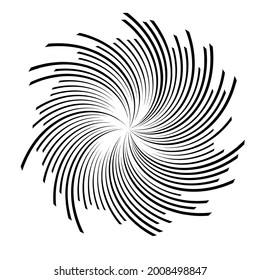 Spiral, swirl, twirl design element