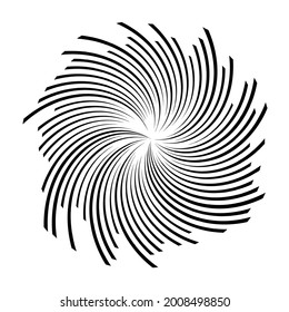 Spiral, swirl, twirl design element