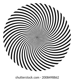 Spiral, swirl, twirl design element