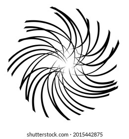 Spiral, wirbel, wirbelloses Design