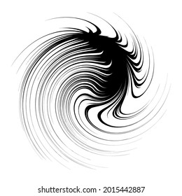 Elemento de diseño de espiral, giratorio