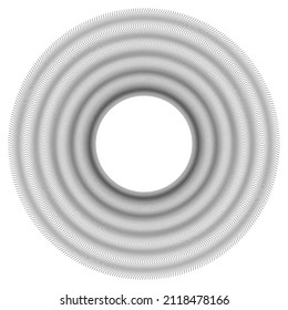 Spiral, swirl, twirl element. Cyclic whirlpool, whirlwind contortion design