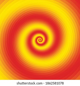 Spiral, swirl, twirl element set. Abstract vector