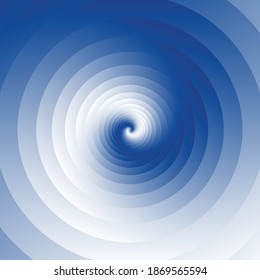 Spiral, swirl, twirl element set. Abstract vector