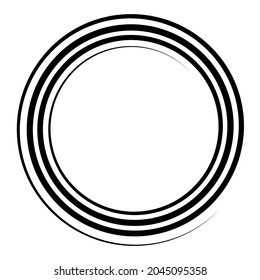 Spiral, swirl, twirl icon, design element vector illustration