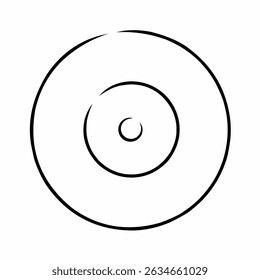 Elemento de design em forma de espiral, espiral, espiral, espiral — vetor
