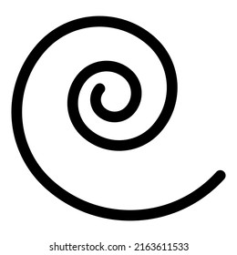 Spiral, swirl, twirl, Volute, helix shape element