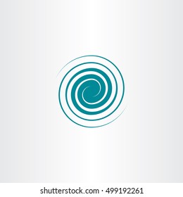 spiral swirl vector icon wave 