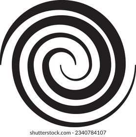 Spiral and swirls logo design elements, icons, symbols, and signs.	
