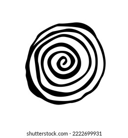 The Spiral swirls. Speed circular symbol, twisted swirl elements, psychedelic hypnosis symbols, modern texture art logo vector signs
