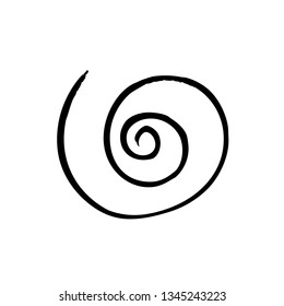 spiral symbol design vector illustration