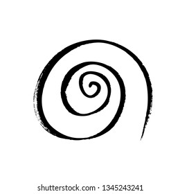 spiral symbol design vector illustration