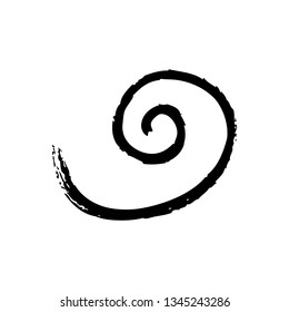 spiral symbol design vector illustration