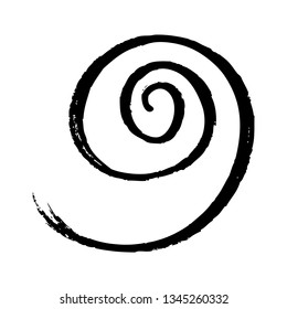 spiral symbol design vector illustration