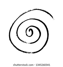 spiral symbol design vector illustration