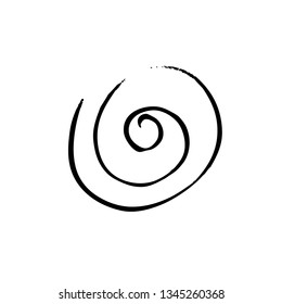 spiral symbol design vector illustration