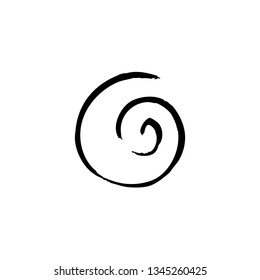 spiral symbol design vector illustration