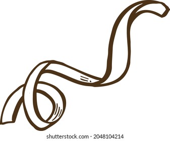 Spiral symbol icon, design element