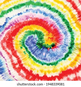 Spiral Tie Dye Swirl. Rainbow Tiedye Pattern. Fabric Peace. Red Unicorn Tie Dye. Vector Tie Dye Swirl. Psychedelic Soft Pattern. Blue Color Swirl Watercolor. Rainbow Tiedye. Vector 1960 Tiedye Pattern