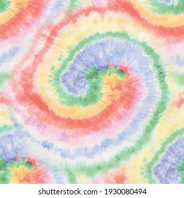 Spiral Tie Dye Swirl. Vector Spiral Pattern. Rainbow Ombre Circle Paint. Multi Swirl Background. Tie Dye Repeat. Vector Dyed Tie Dye. Rainbow Tiedye Pattern. Pastel Tie Dye. Seamless Rainbow Pattern