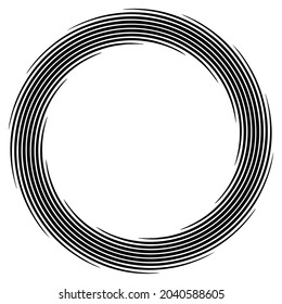 Spiral, twirl, whirlpool element vector illustration. Cochlear, helix, and volute